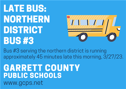Infographic detailing a late bus as described in the story.